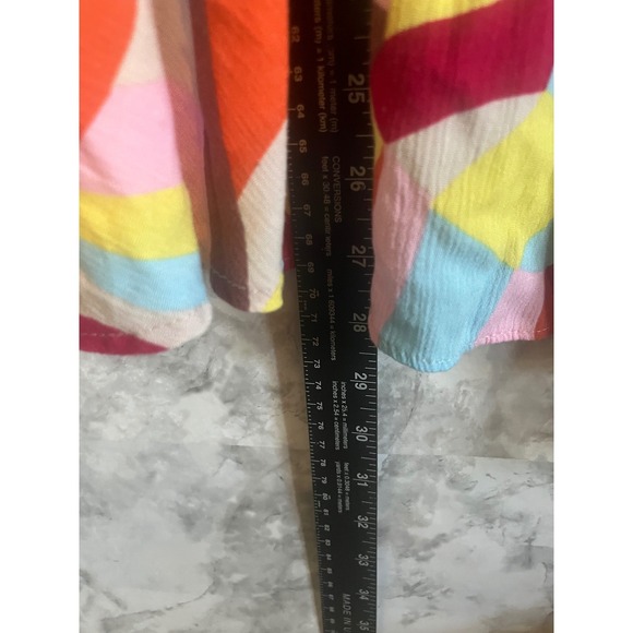 Torrid 3 Women's Multicolor Peplum Gauze Square Neck Cami Top Plus Size‎ 3x - Picture 8 of 9